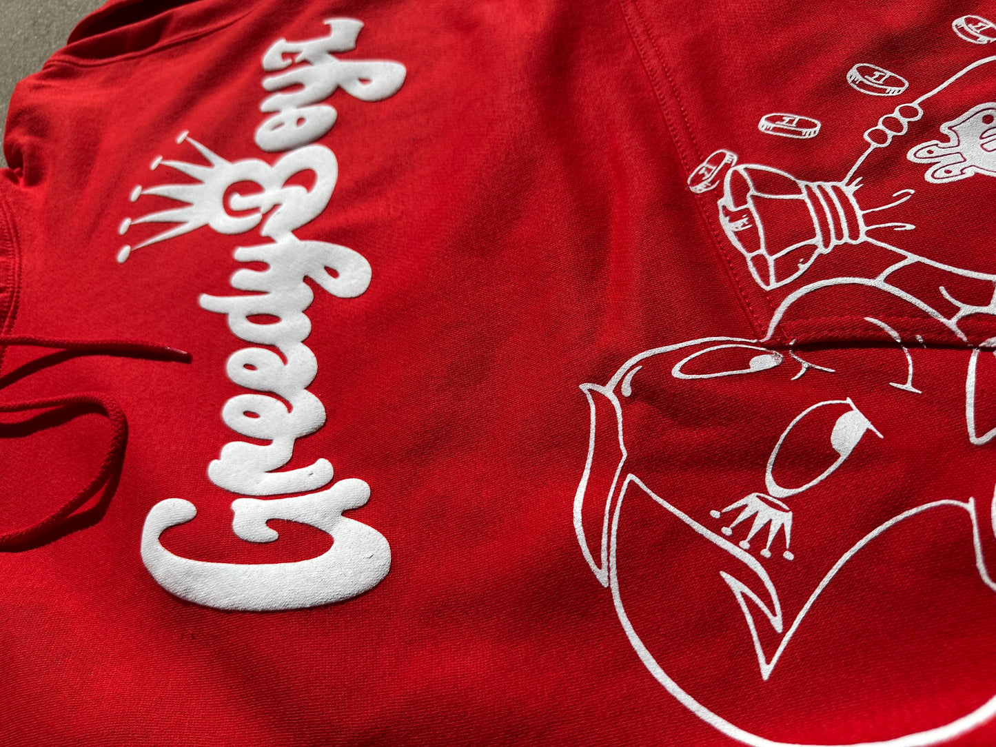 GreedyBoyz hoodie Red