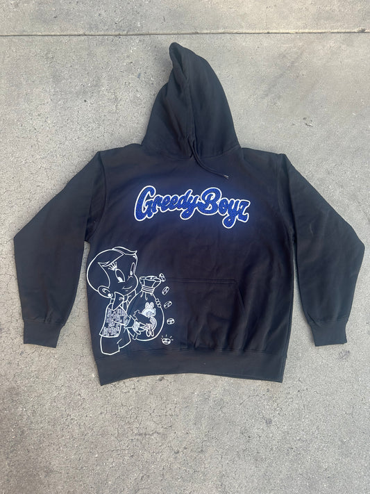 Rhinestone GreedyBoyz hoodie