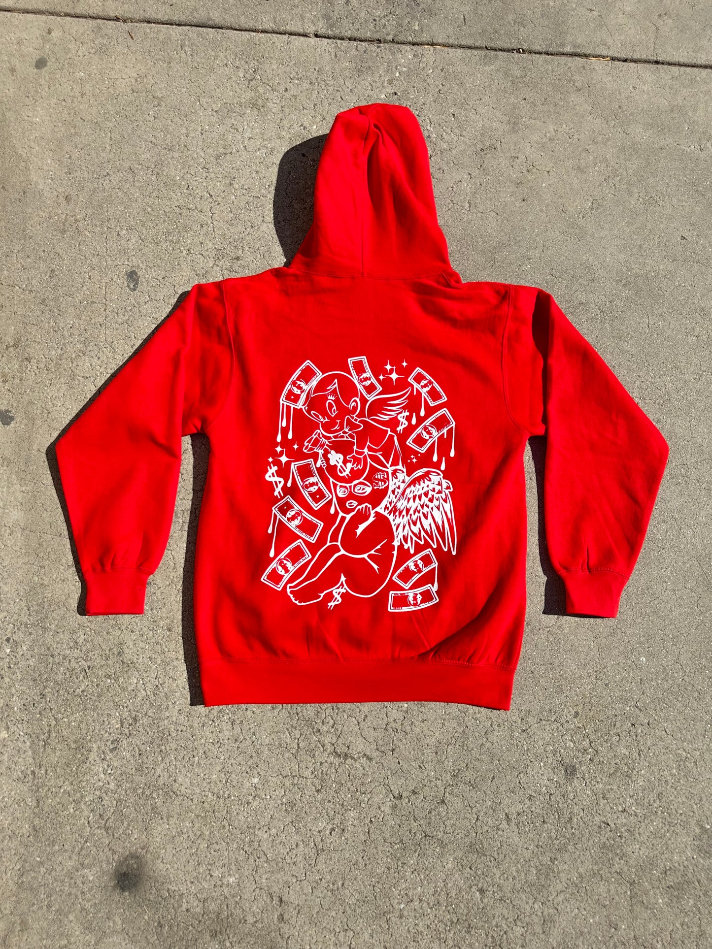 GreedyBoyz hoodie Red